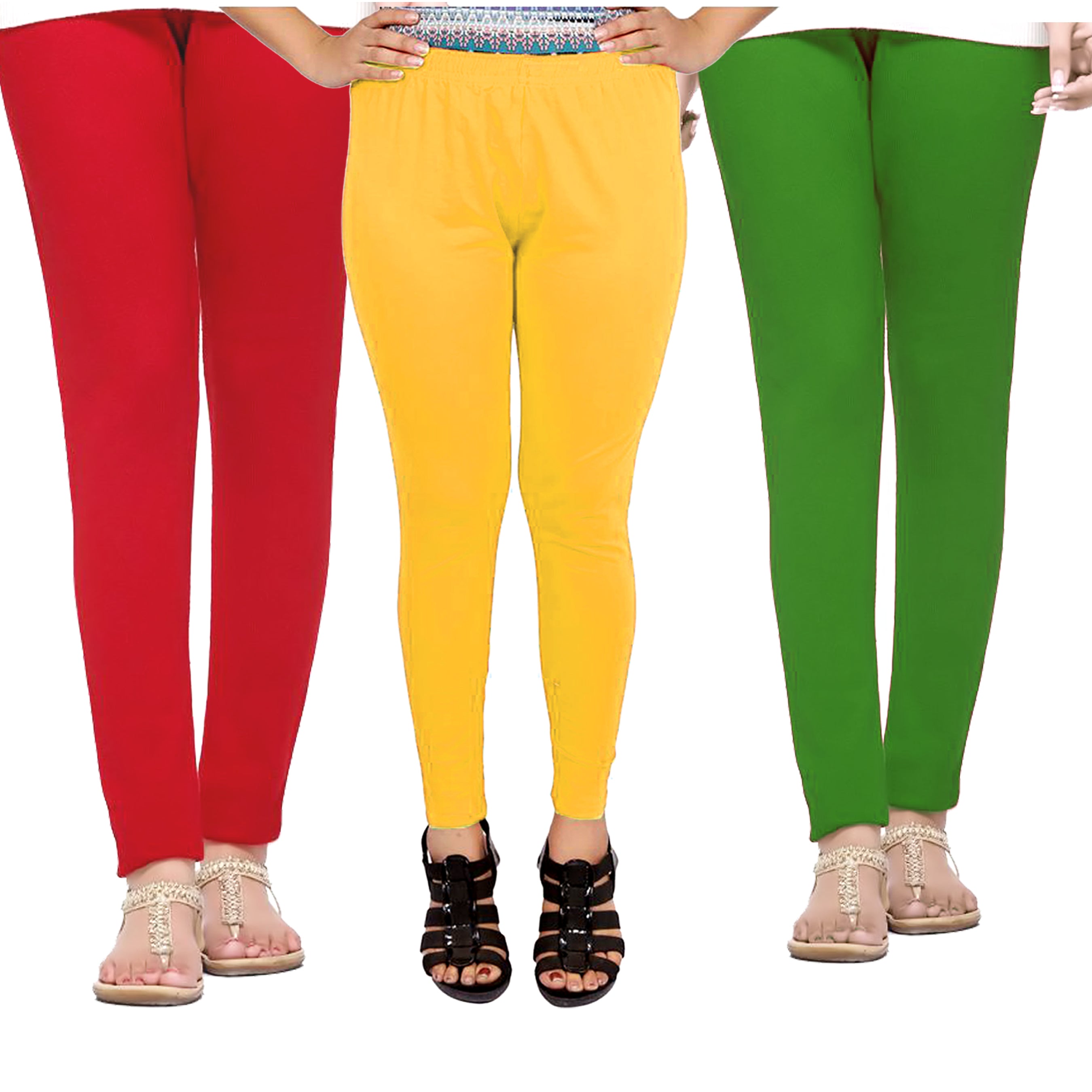 Cotton Legging for Girls (Pack of 3)