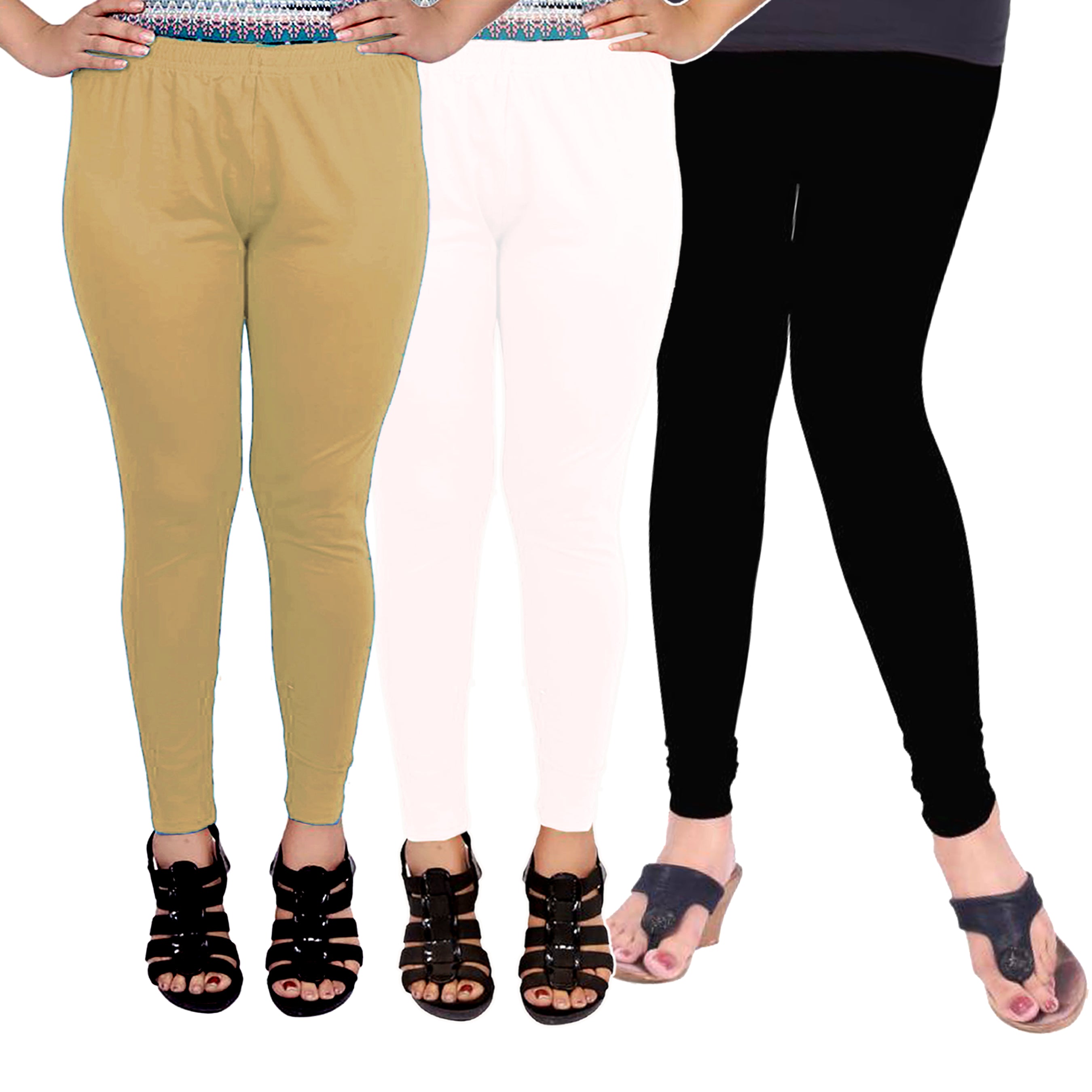 Cotton Legging for Girls (Pack of 3)