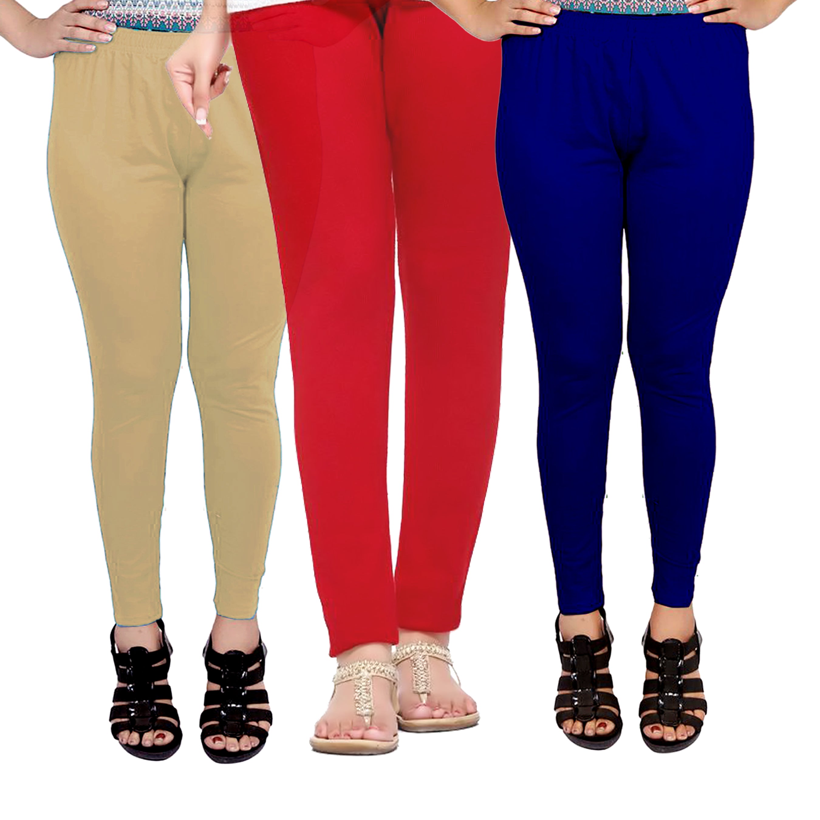 Cotton Legging for Girls (Pack of 3)