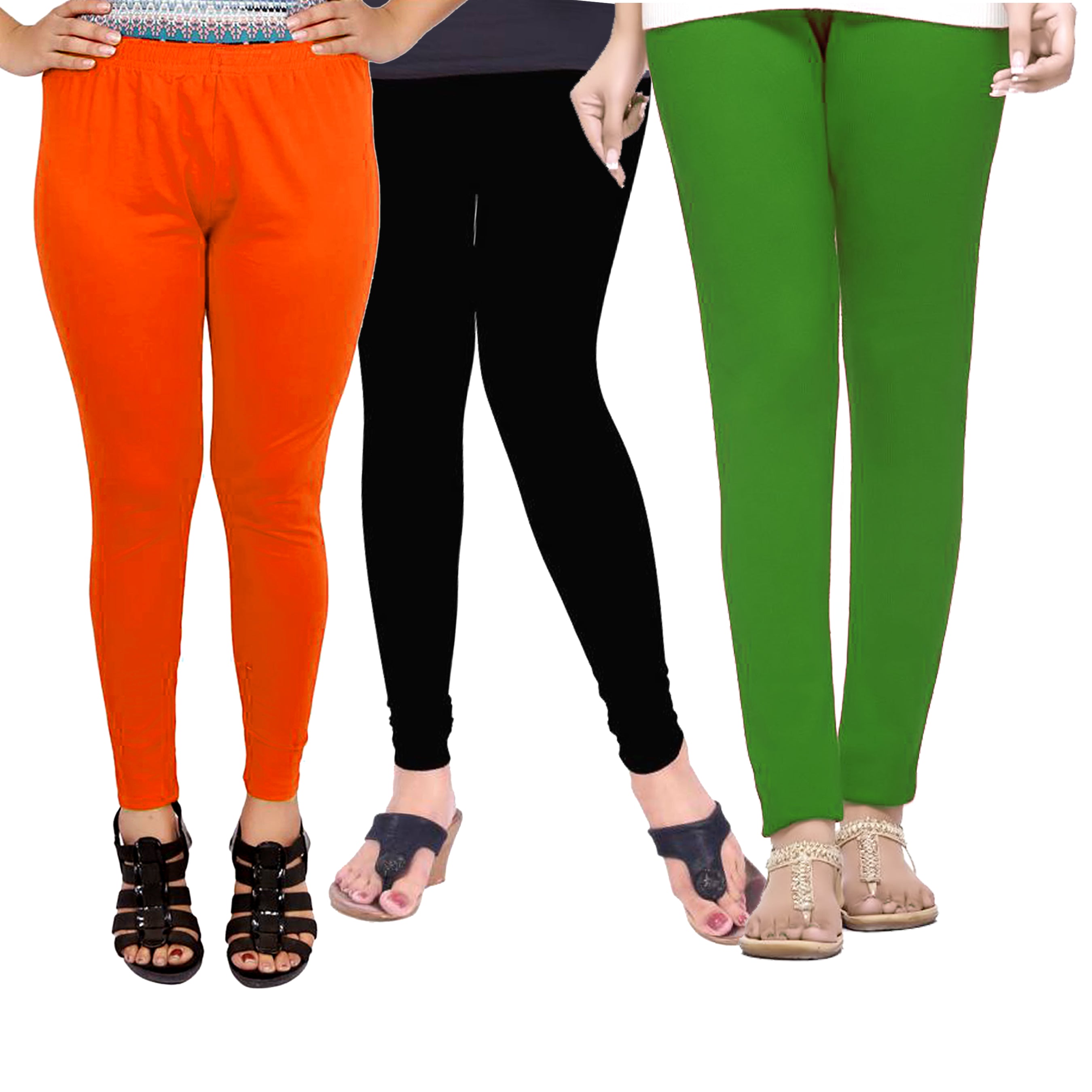 Cotton Legging for Girls (Pack of 3)