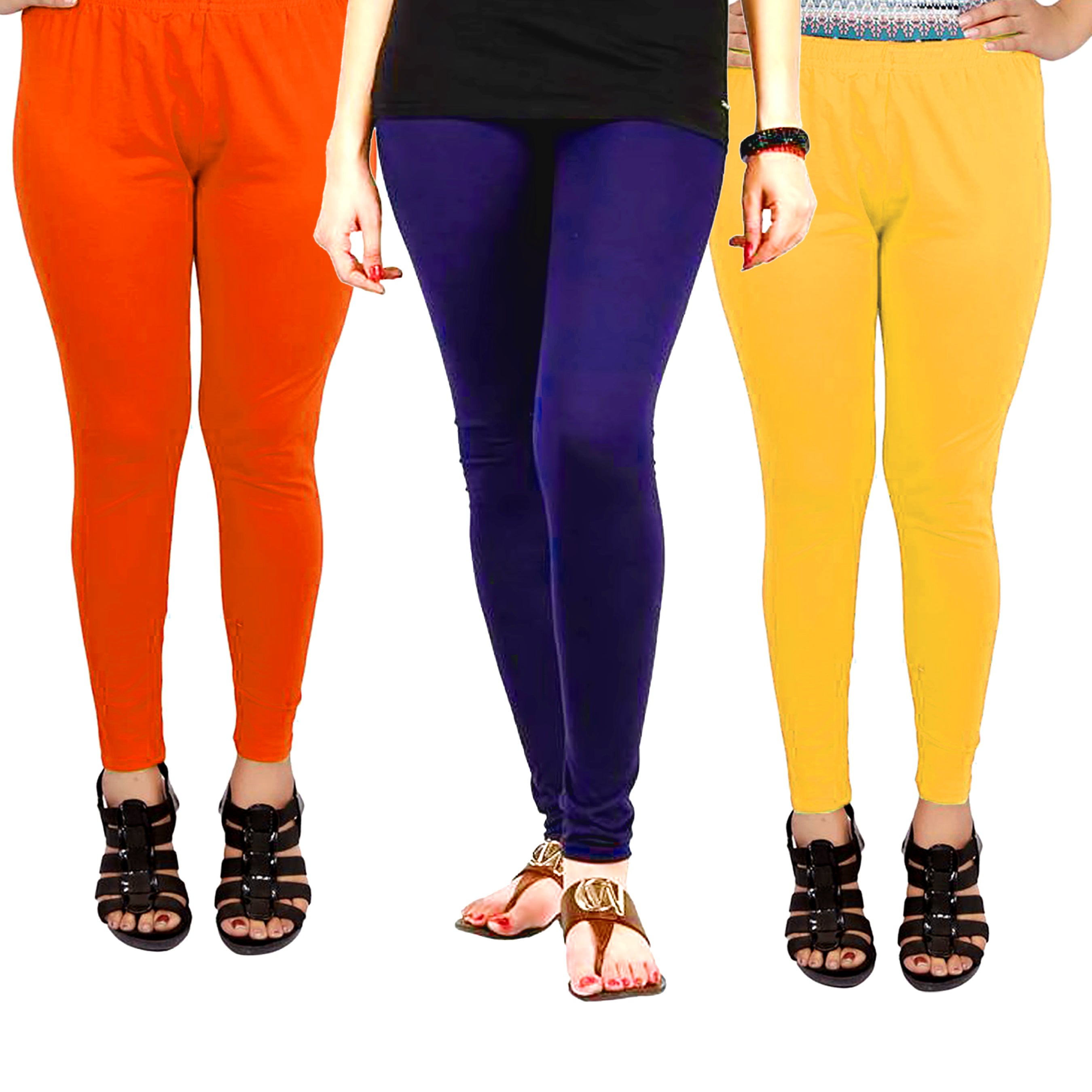 Cotton Legging for Girls (Pack of 3)