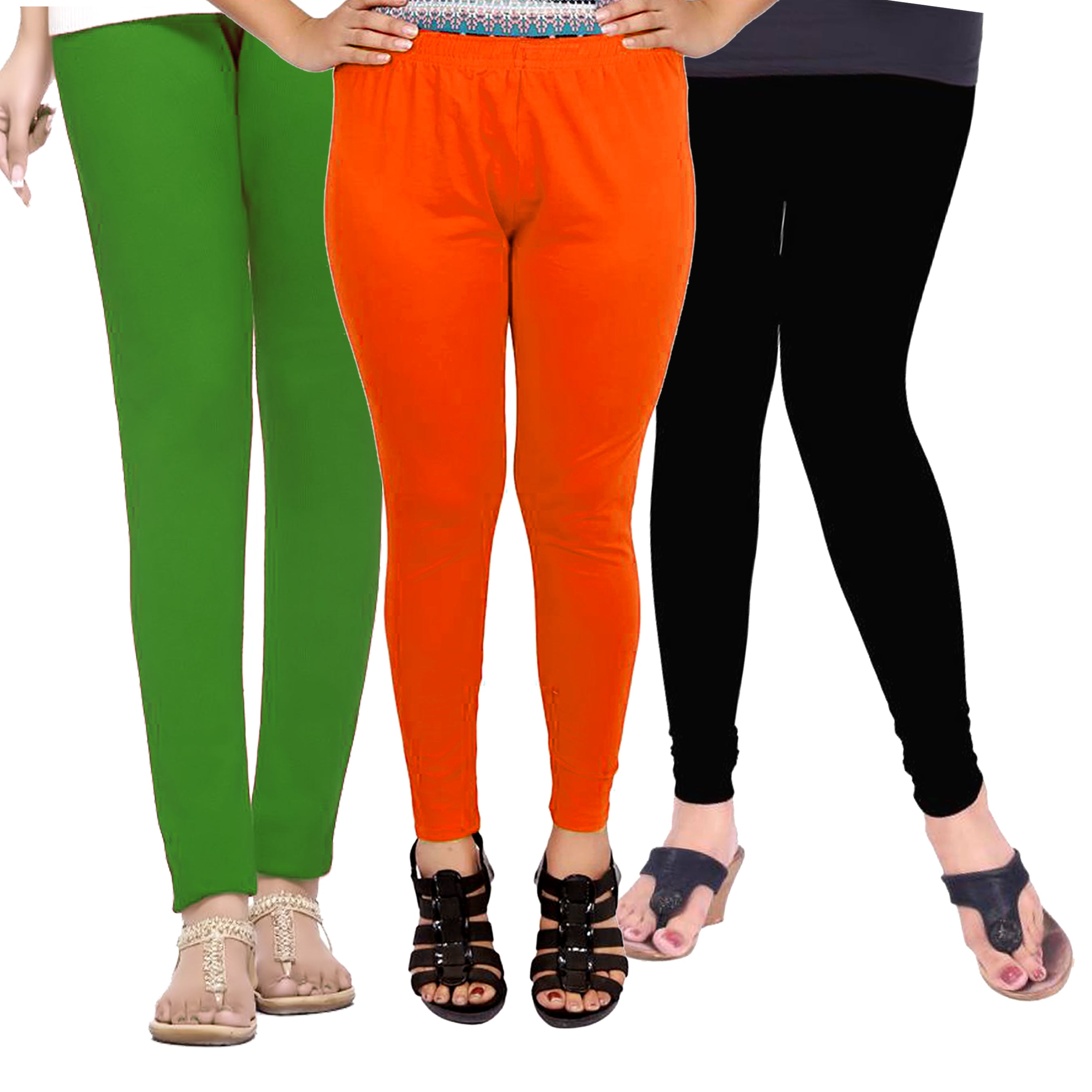 Cotton Legging for Girls (Pack of 3)