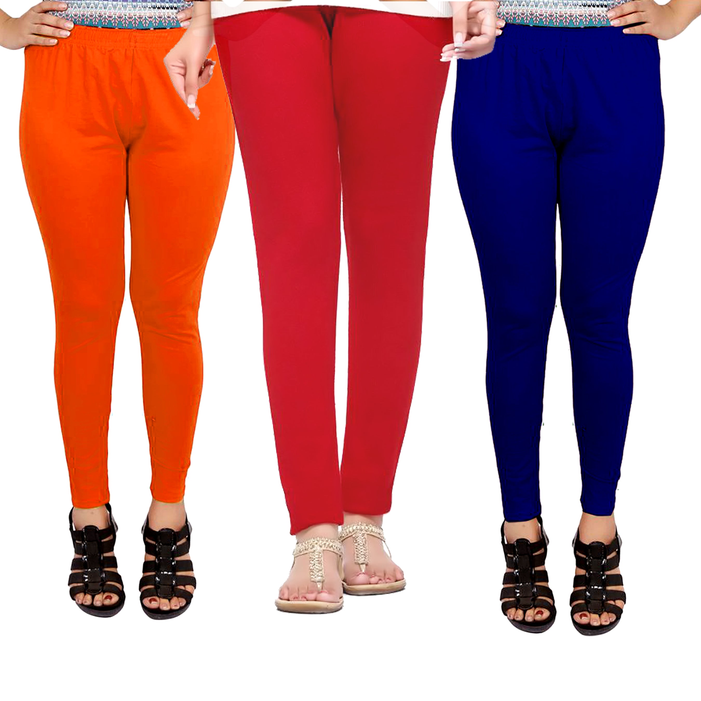 Cotton Legging for Girls (Pack of 3)