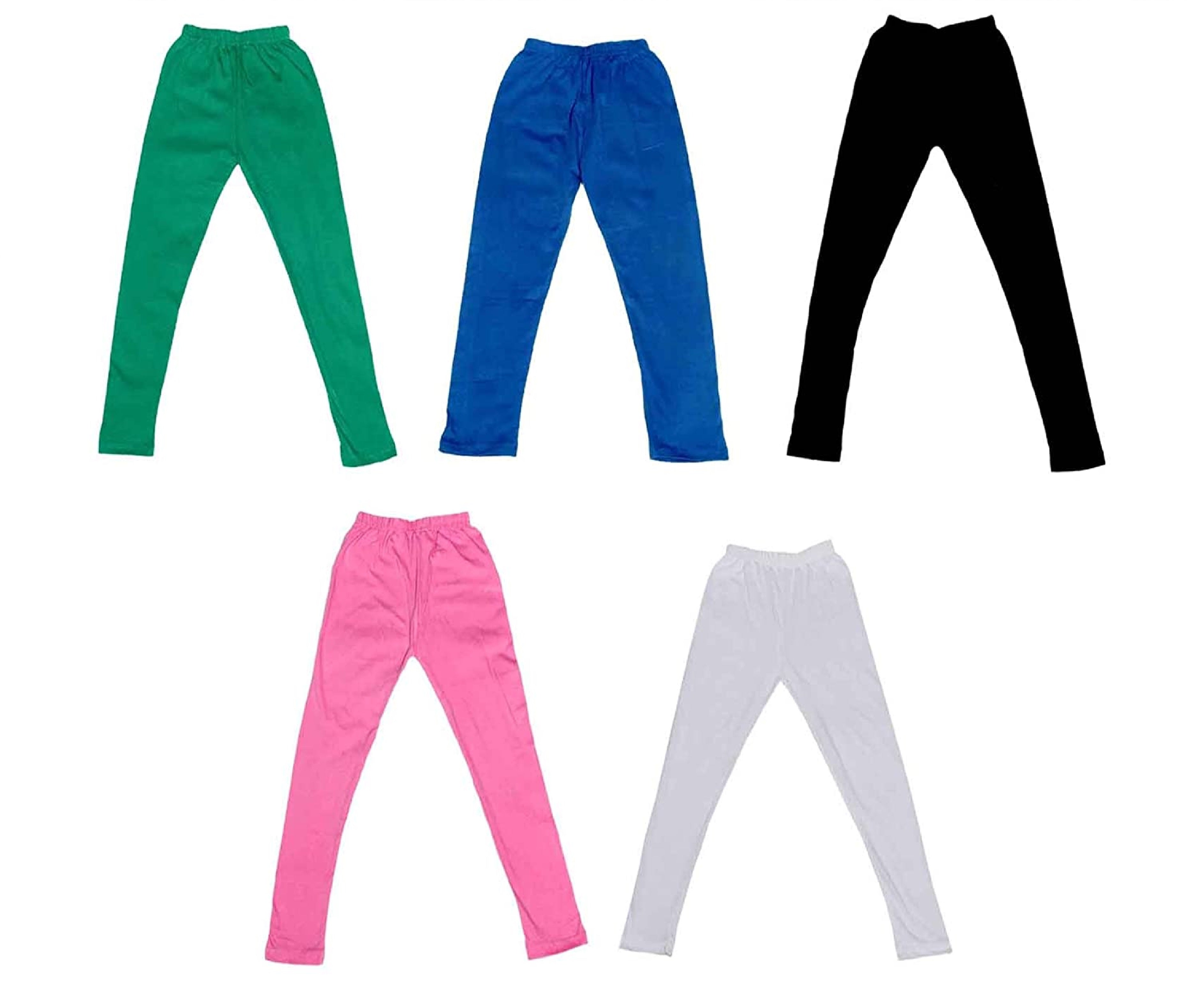 Cotton Legging for Girls (Pack of 5)