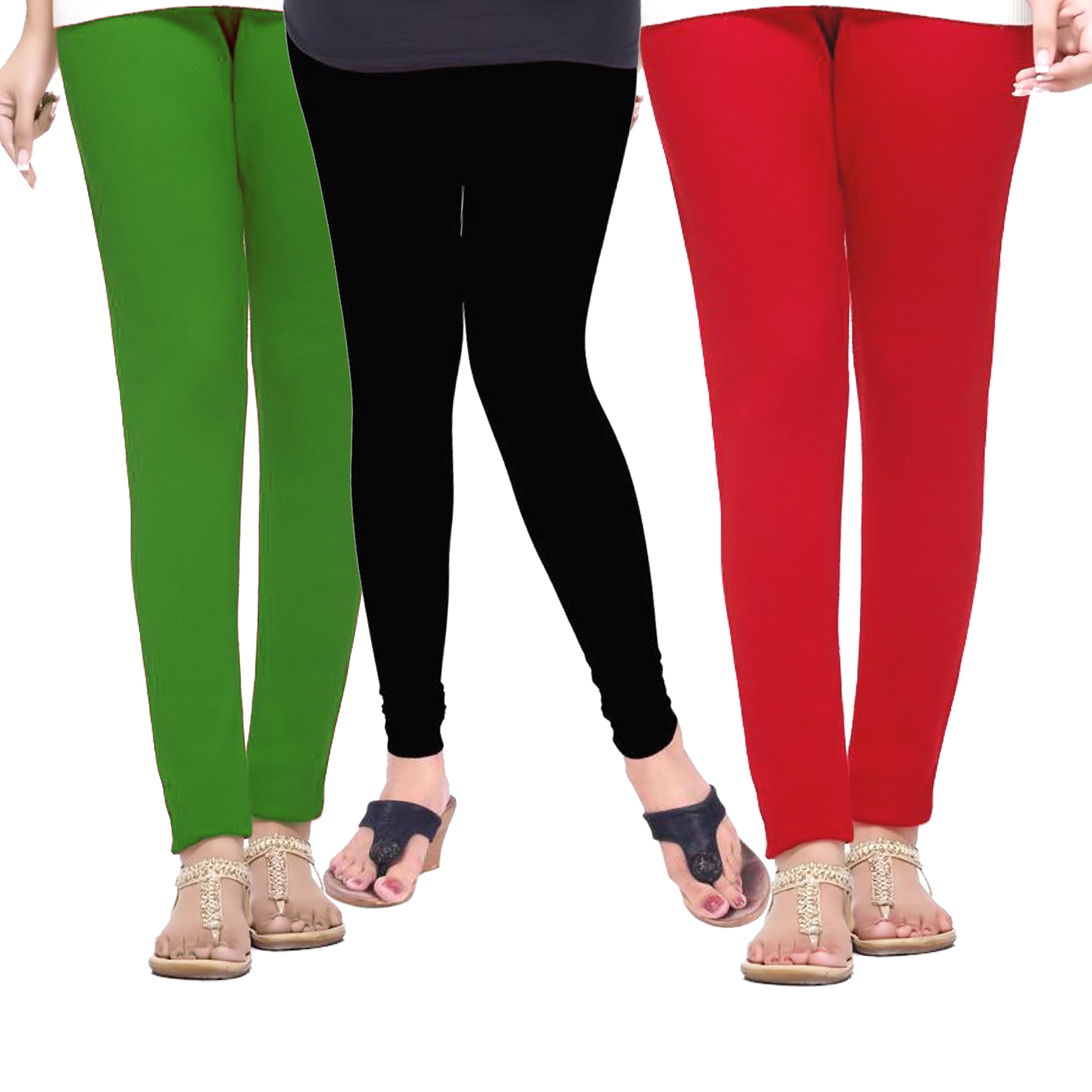 Cotton Legging for Girls (Pack of 3)