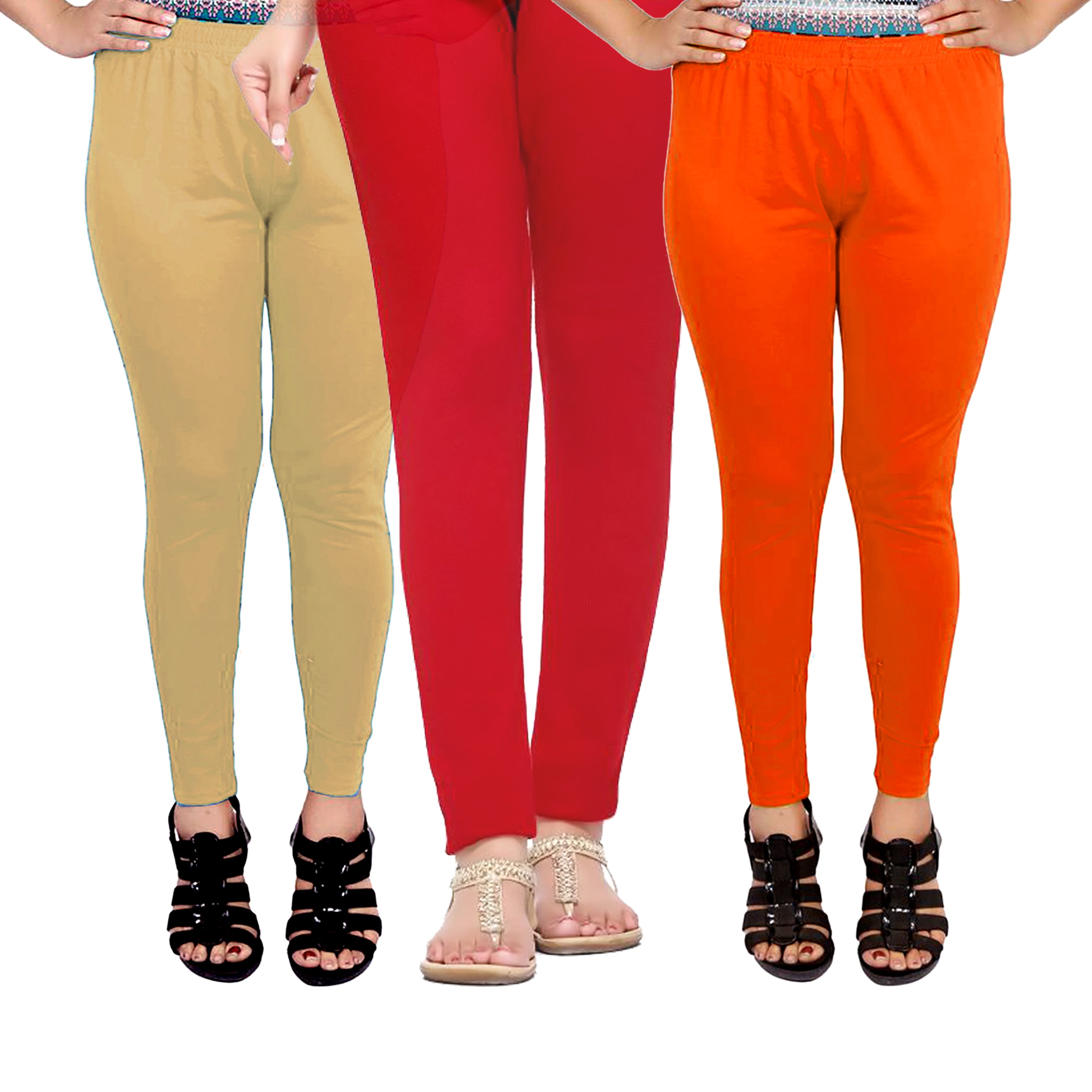 Cotton Legging for Girls (Pack of 3)