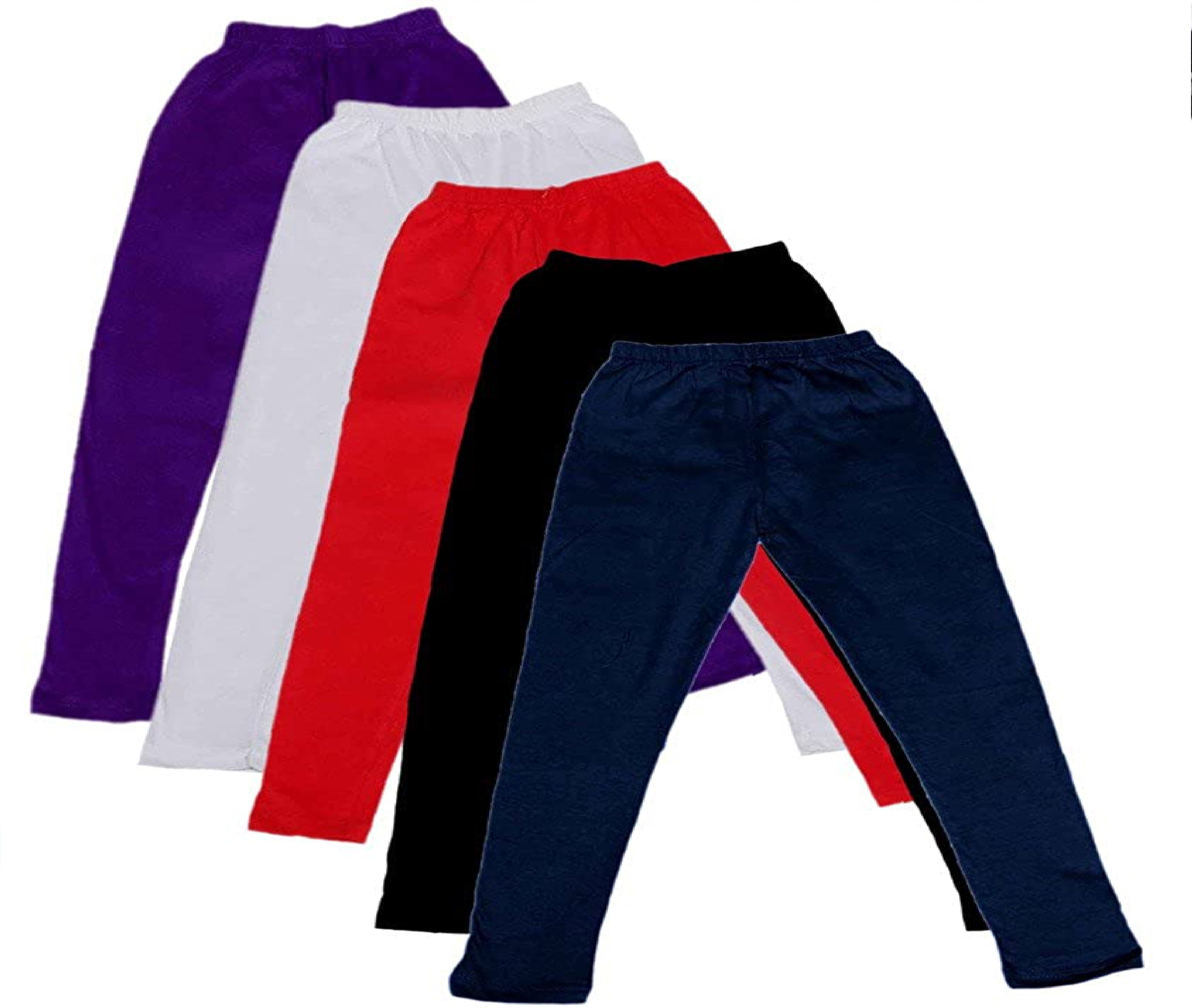 Cotton Legging for Girls (Pack of 5)
