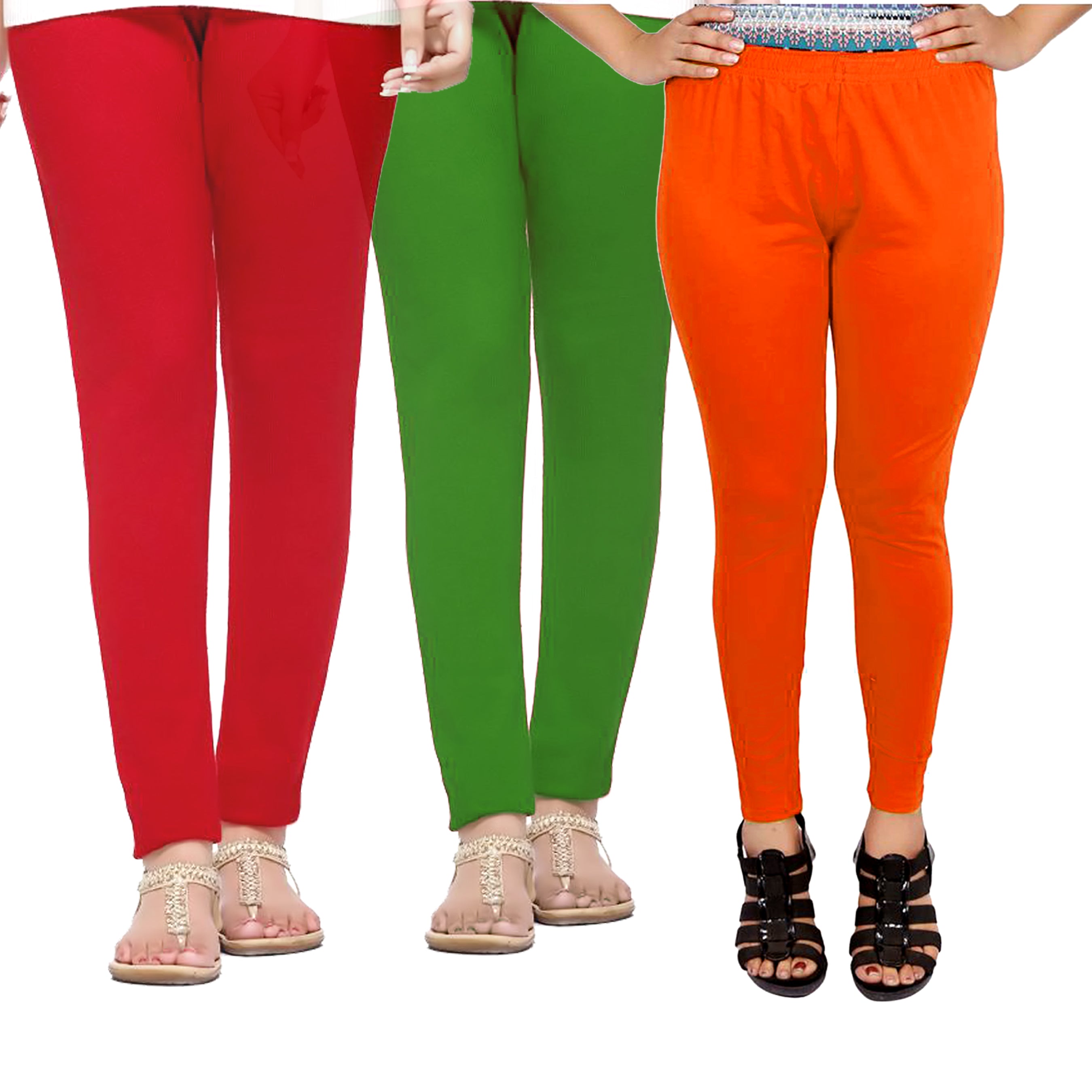 Cotton Legging for Girls (Pack of 3)