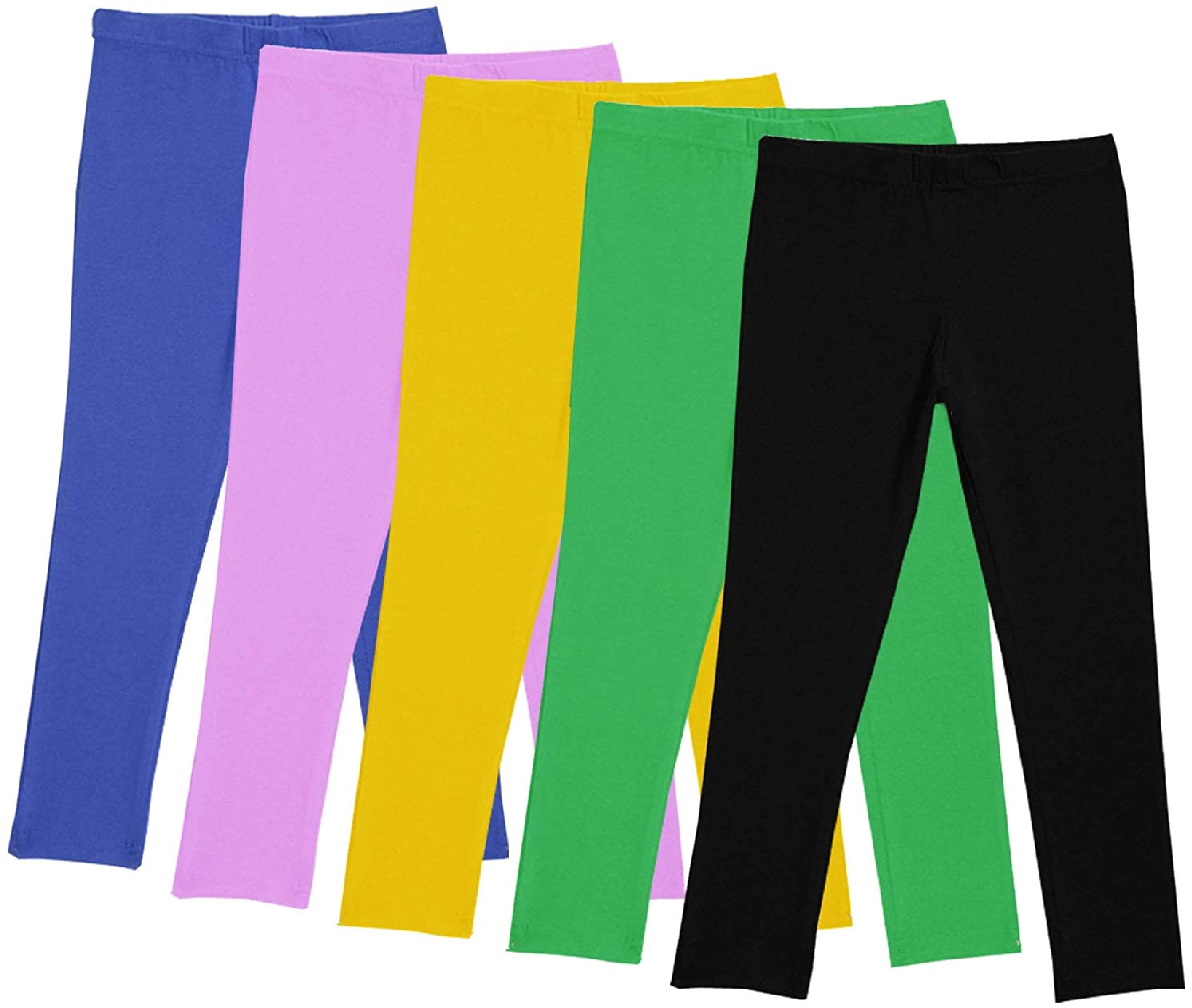 Cotton Legging for Girls (Pack of 5)