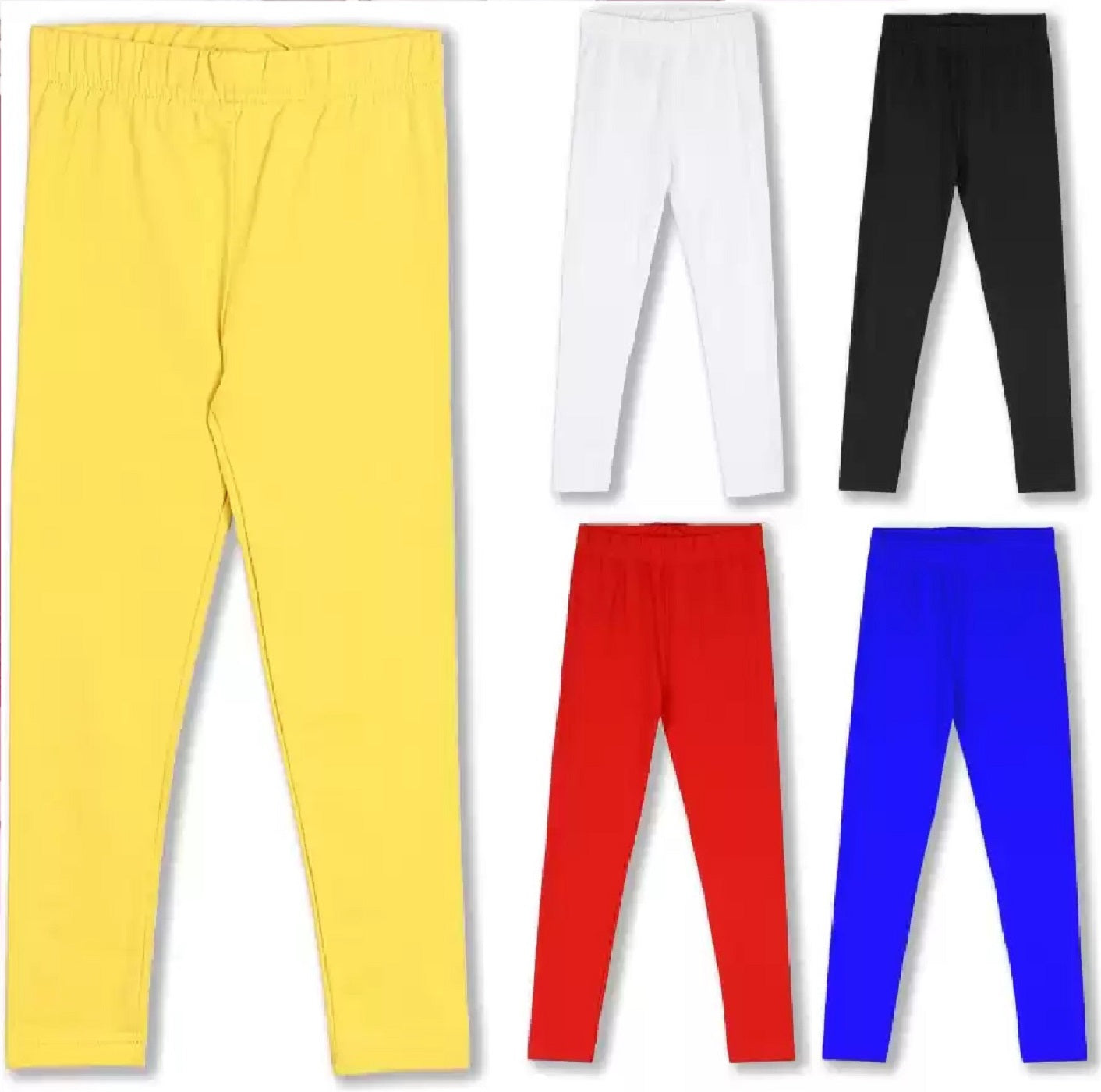 Cotton Legging for Girls (Pack of 5)
