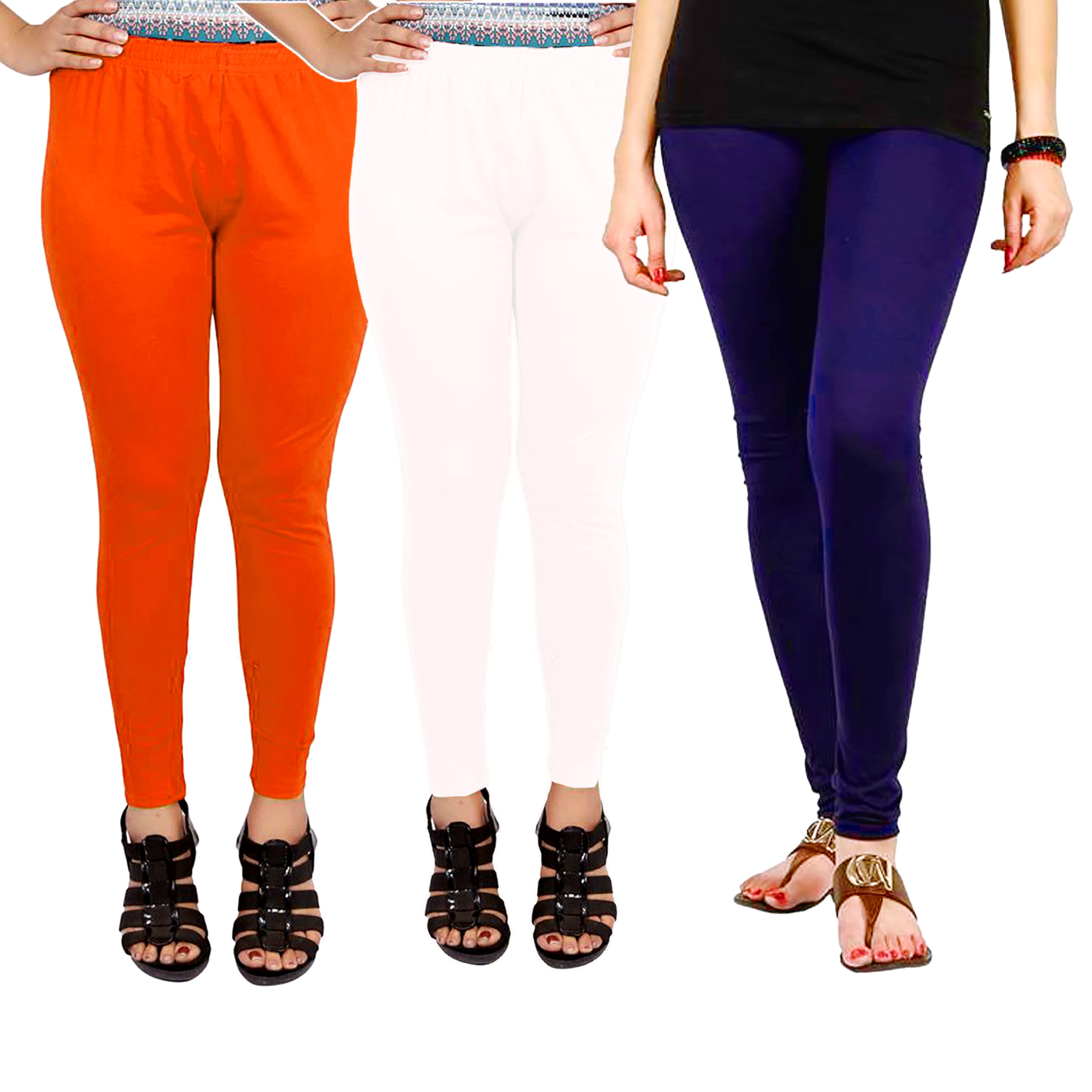 Cotton Legging for Girls (Pack of 3)