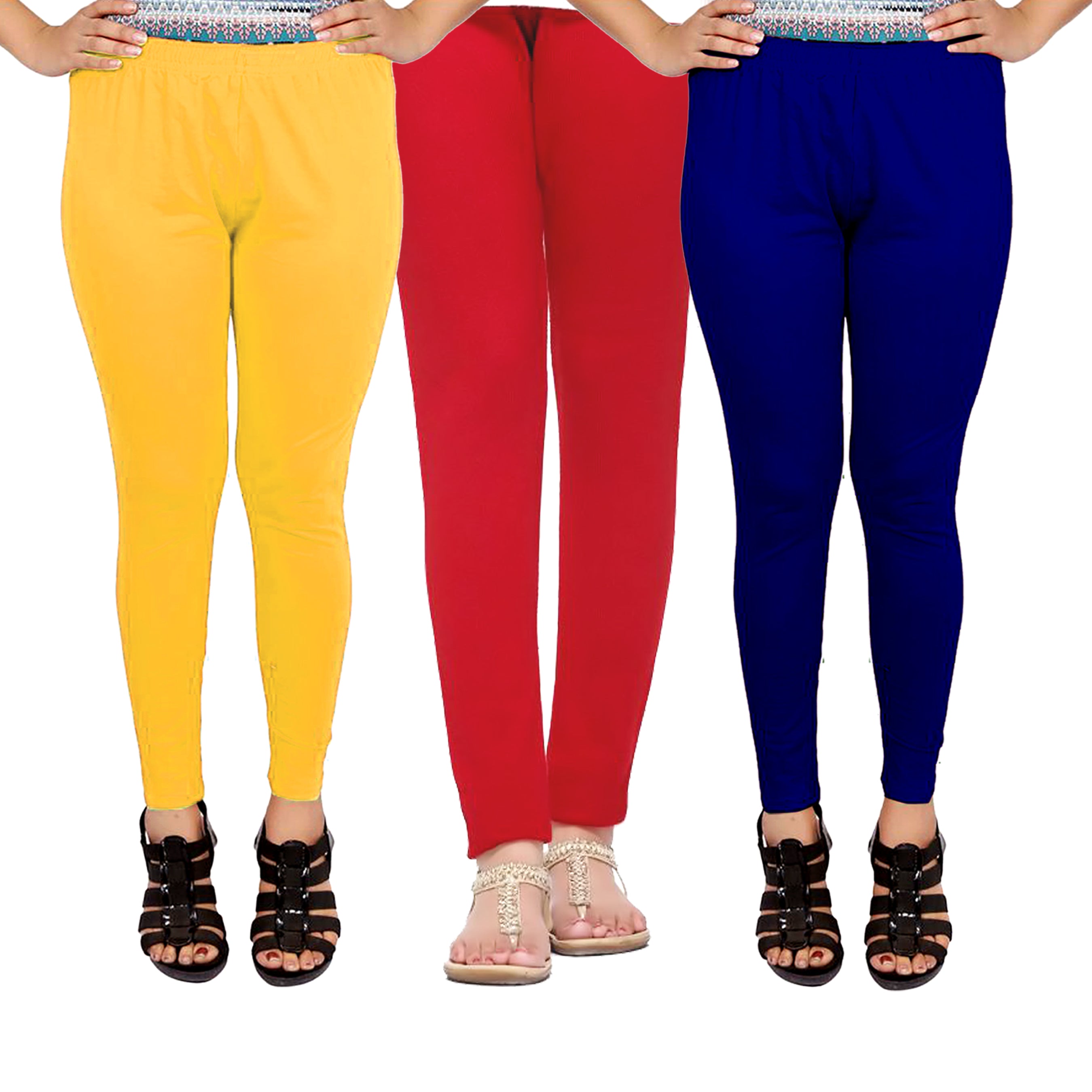 Cotton Legging for Girls (Pack of 3)