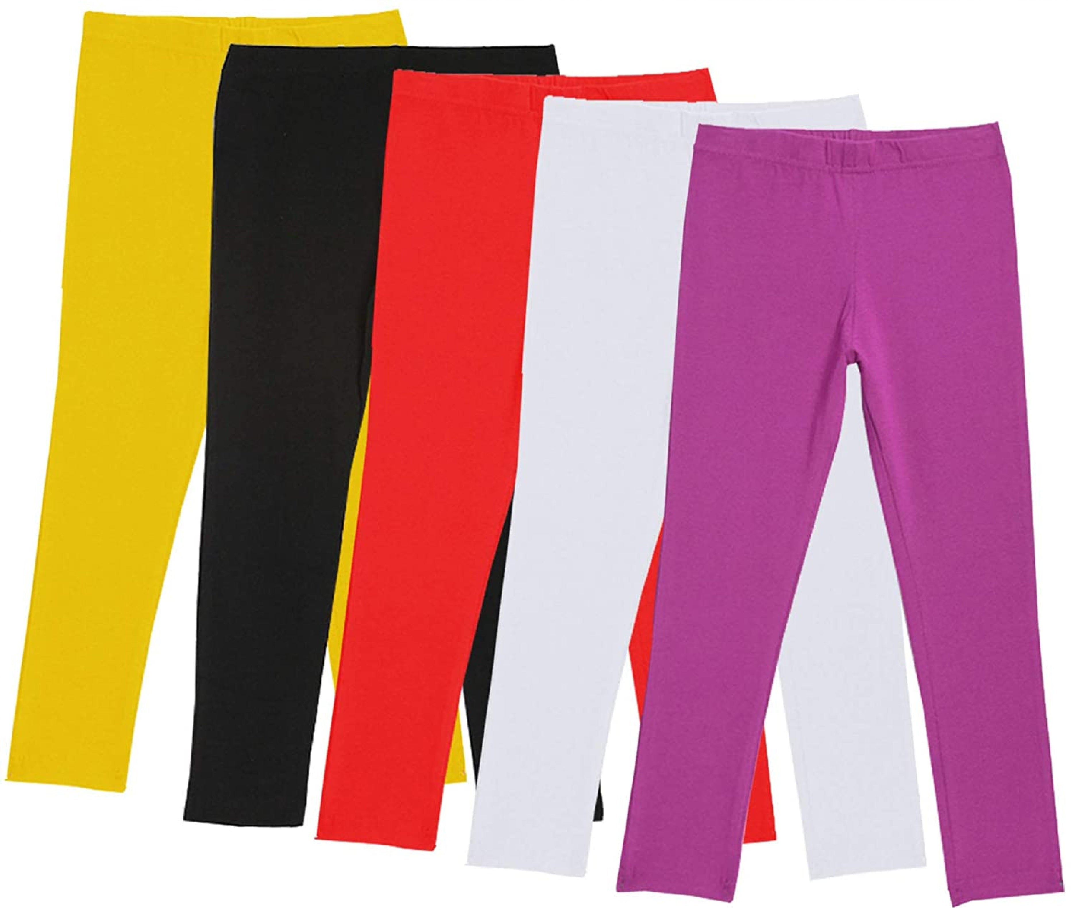 Cotton Legging for Girls (Pack of 5)