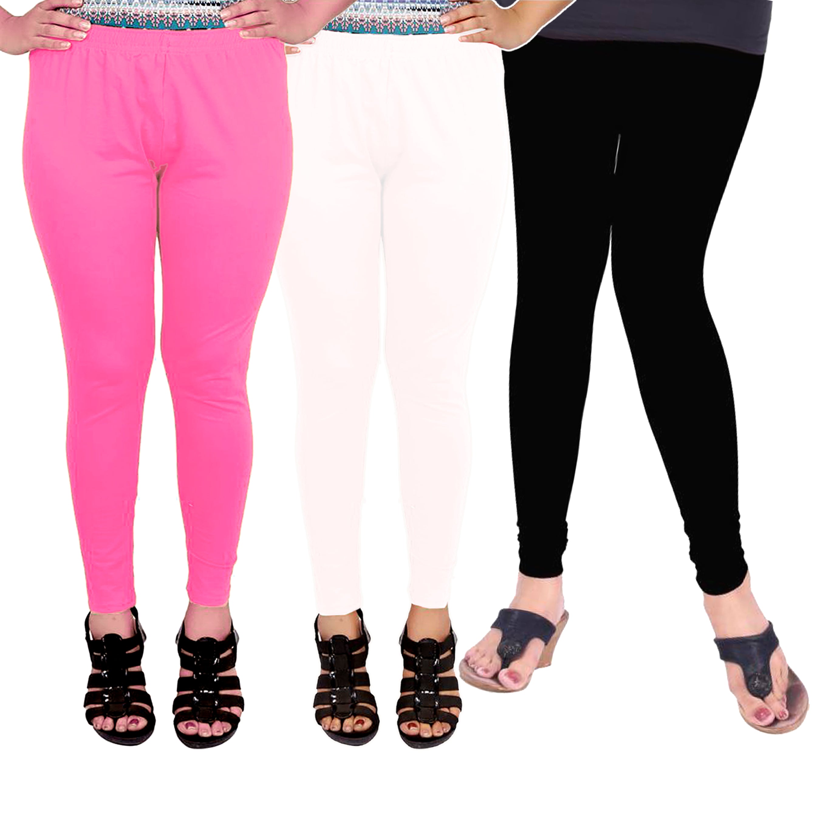 Cotton Legging for Girls (Pack of 3)