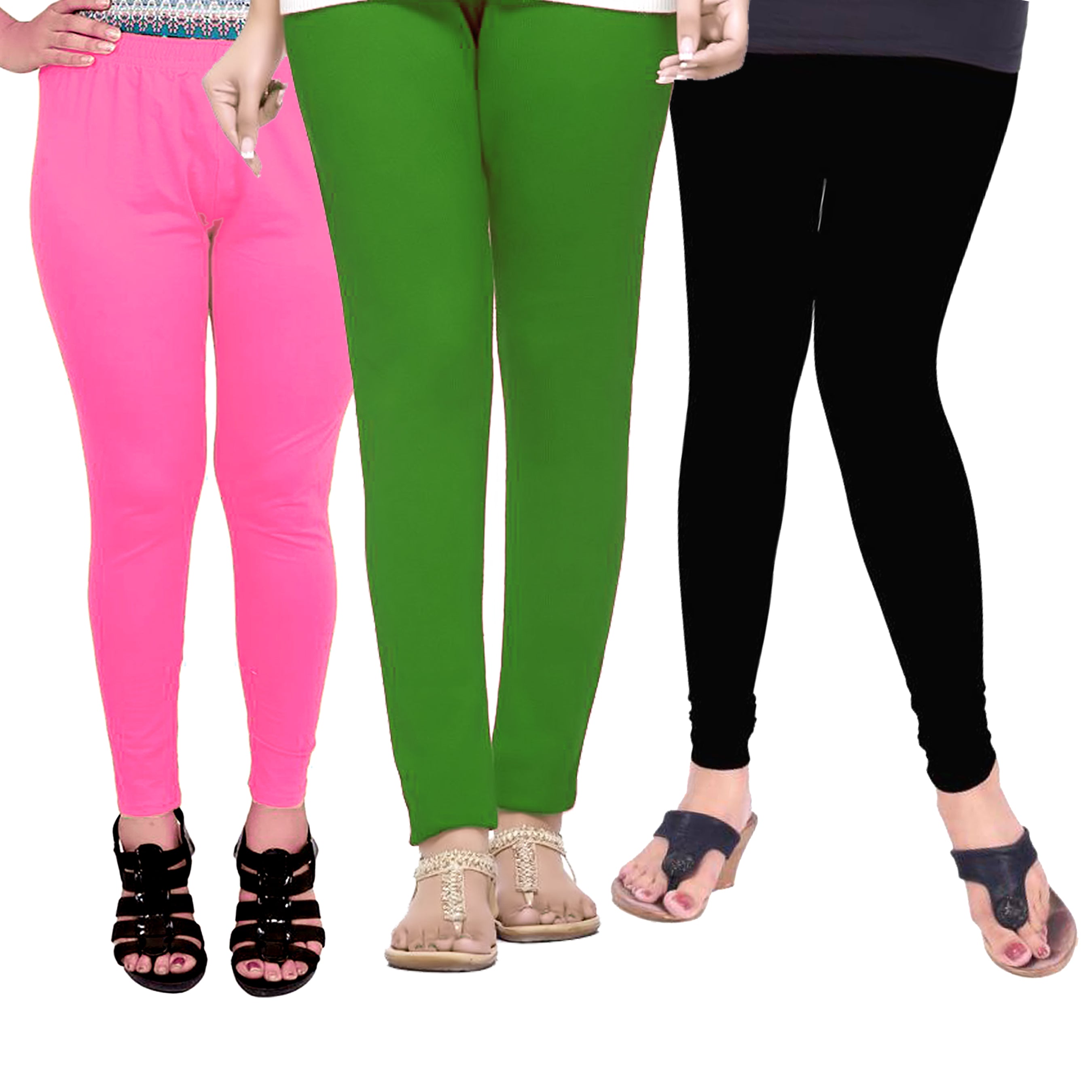Cotton Legging for Girls (Pack of 3)