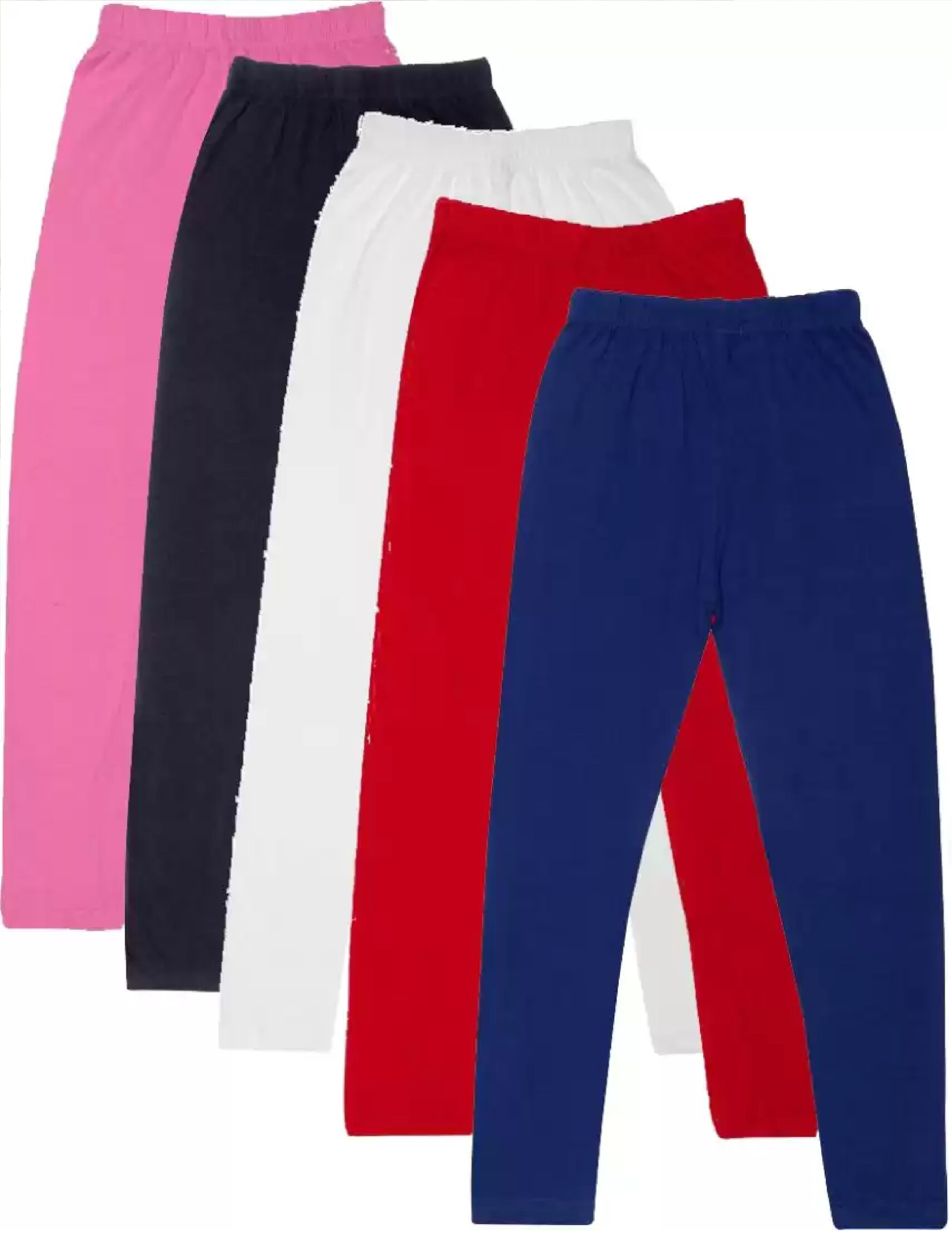 Cotton Legging for Girls (Pack of 5)