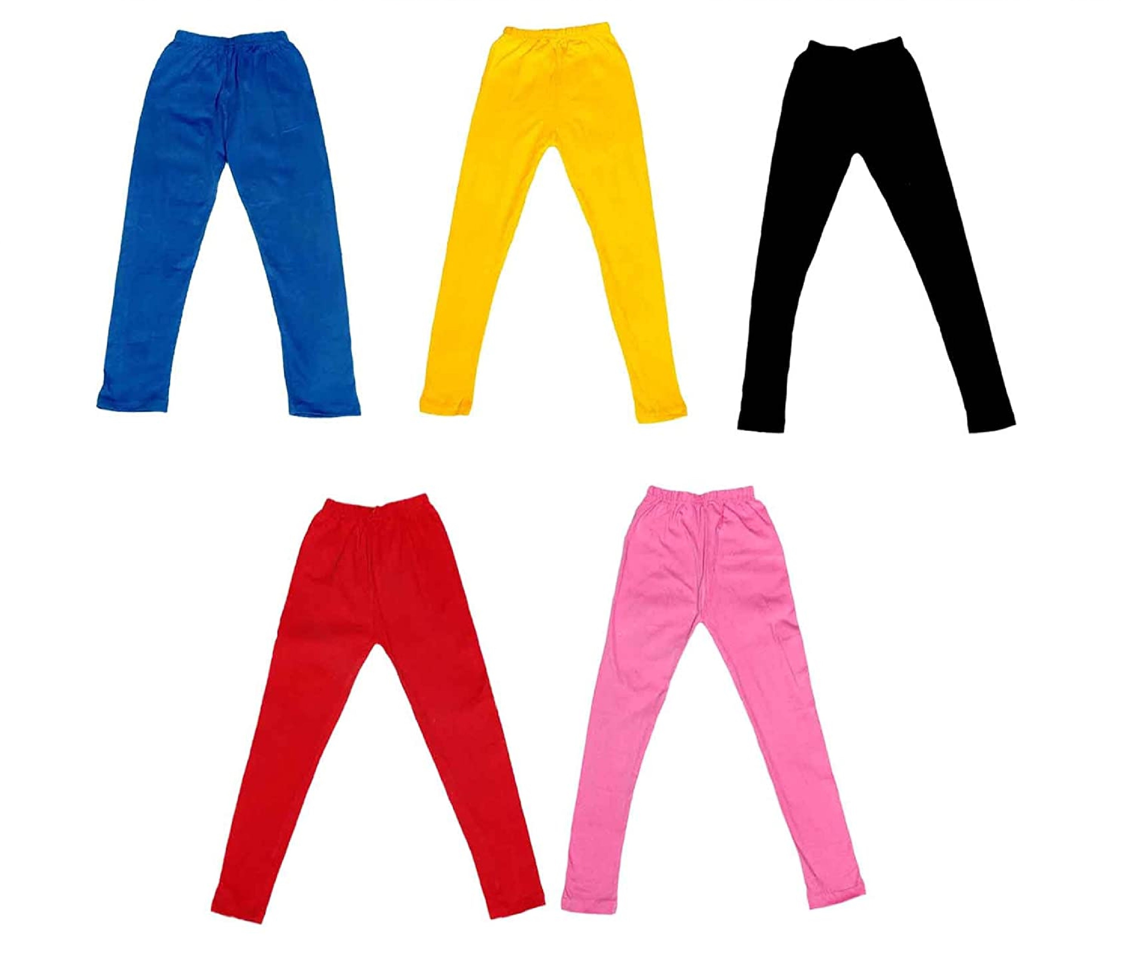 Cotton Legging for Girls (Pack of 5)