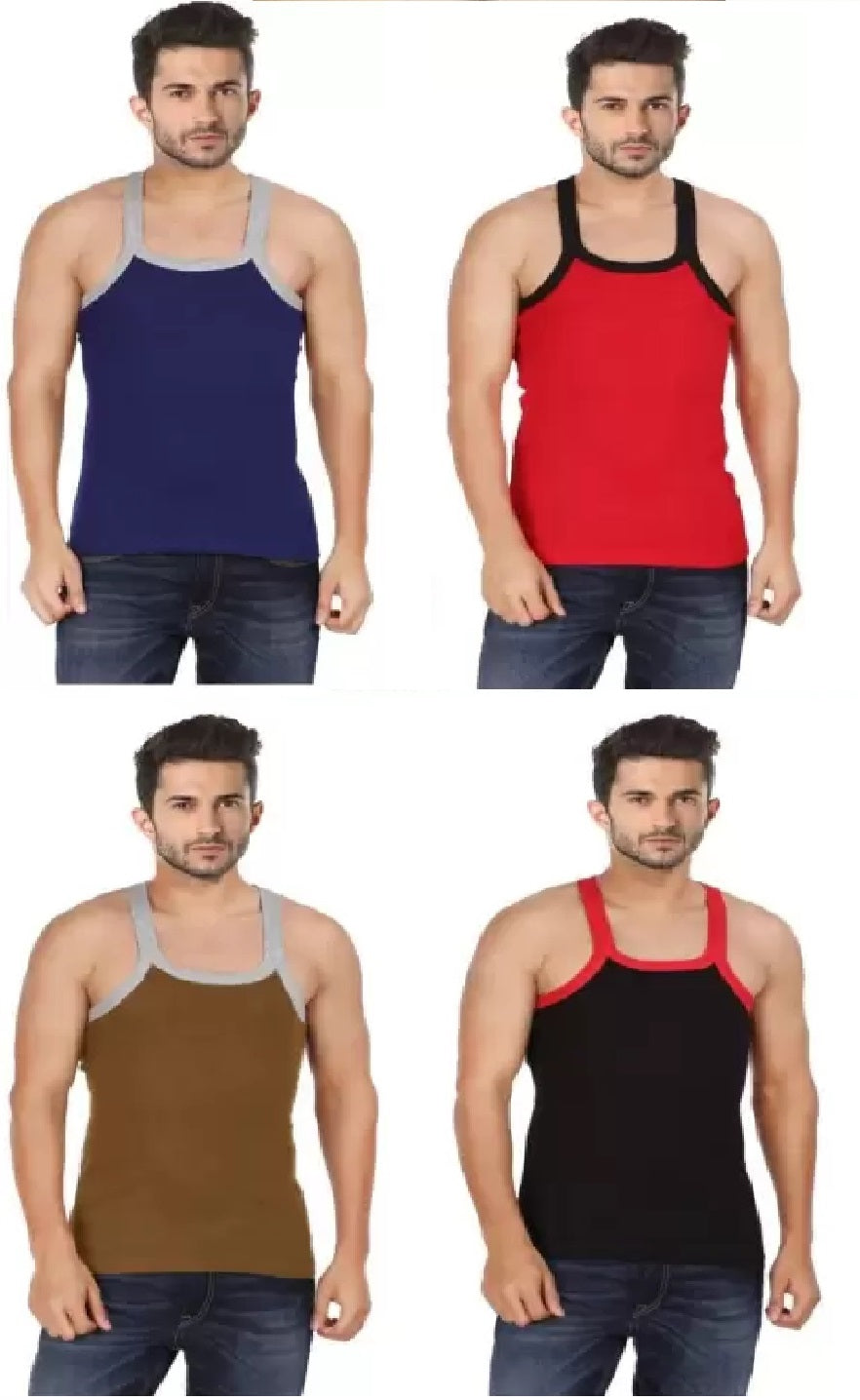 Gym Vest for Men (Pack of 2, 3, 4)