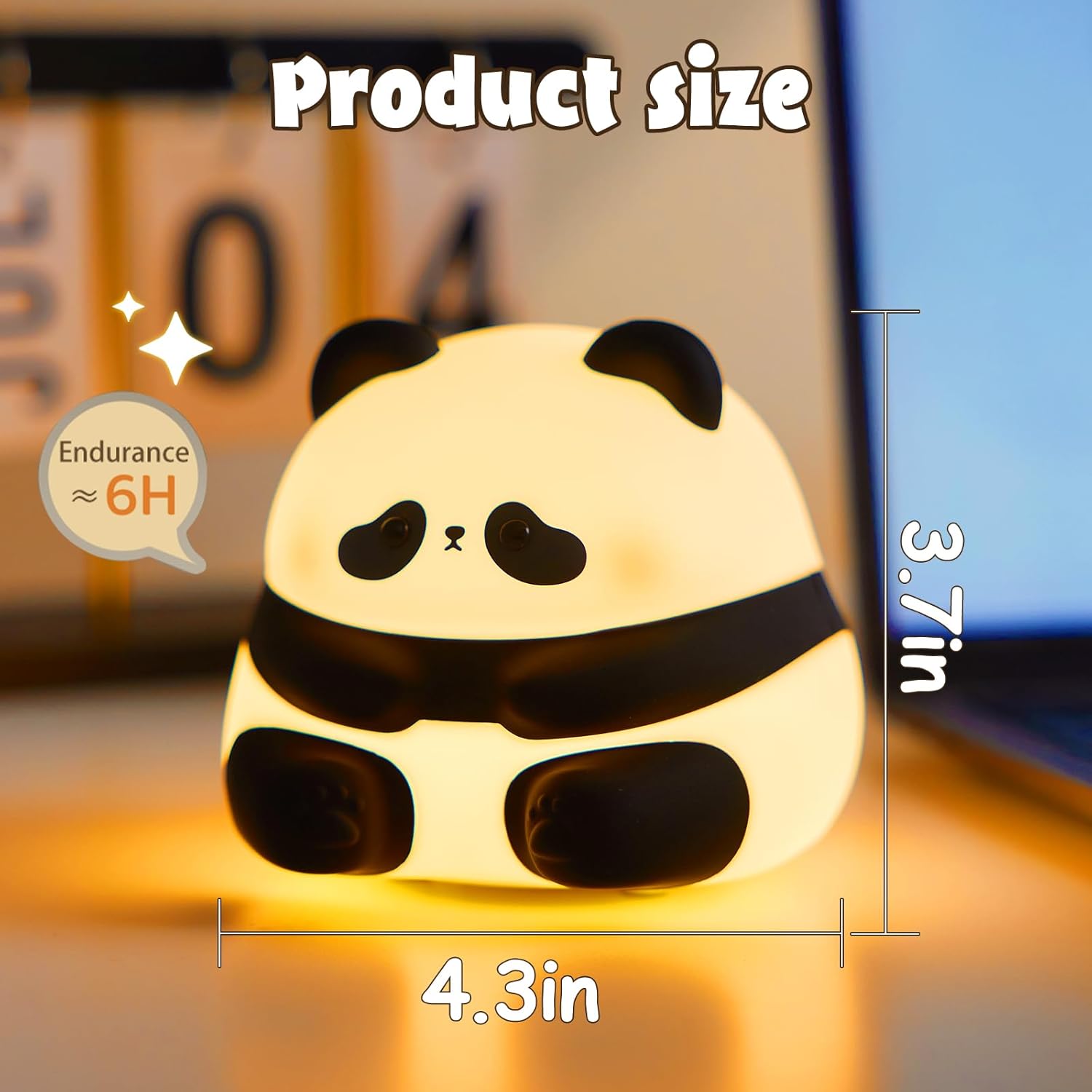 Squishy Panda Lamp