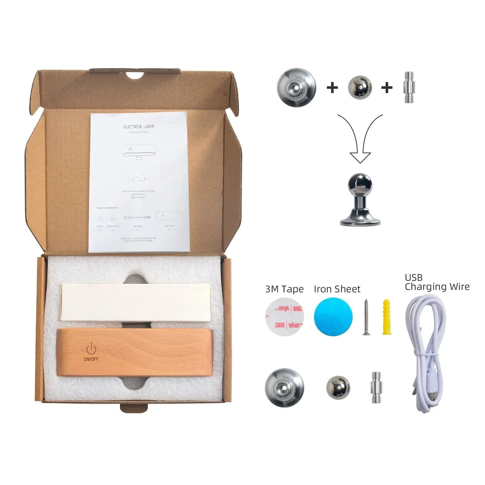 360' Rotating Magnetic Night Lamp