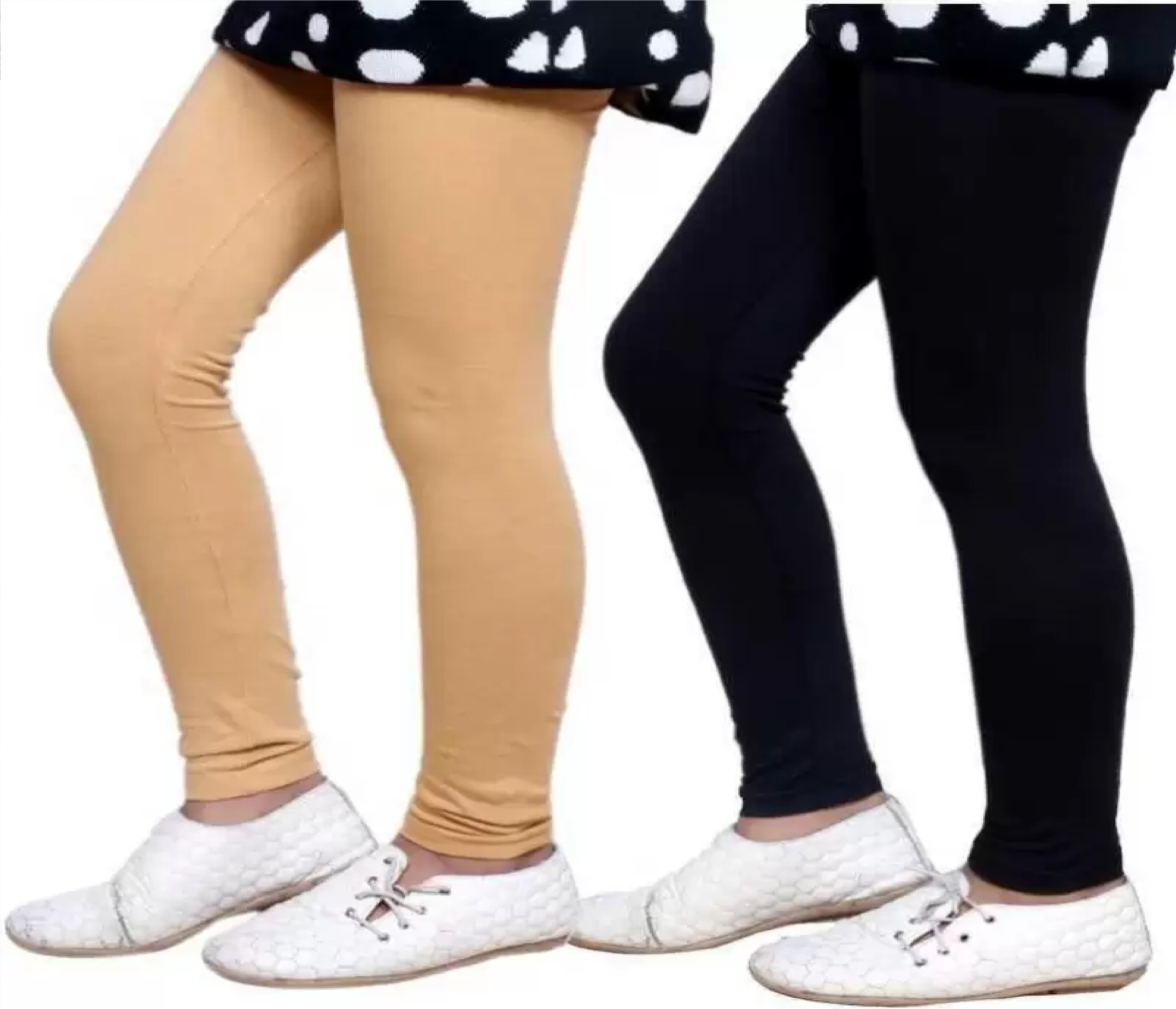 Cotton Legging for Girls (Pack of 2)
