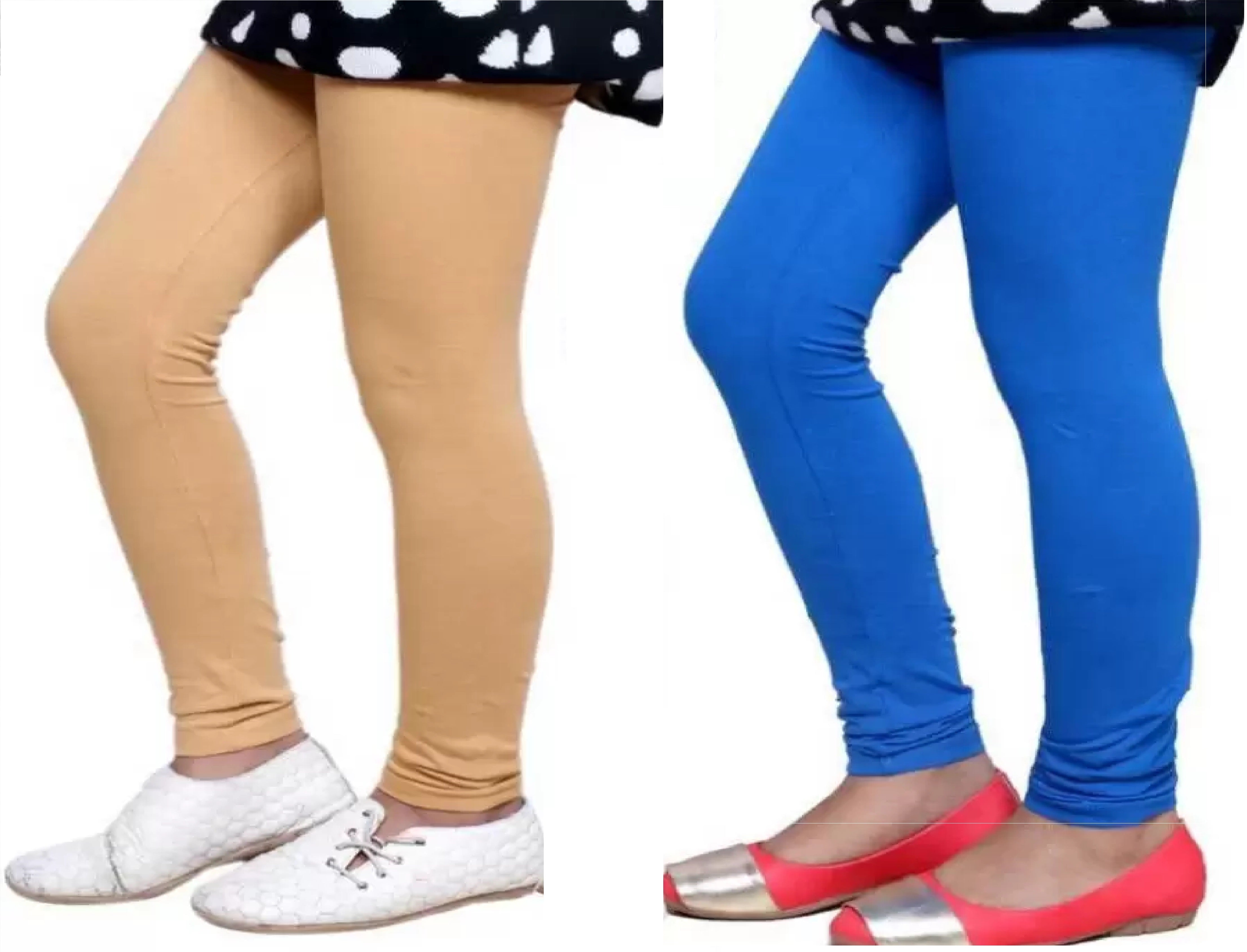 Cotton Legging for Girls (Pack of 2)