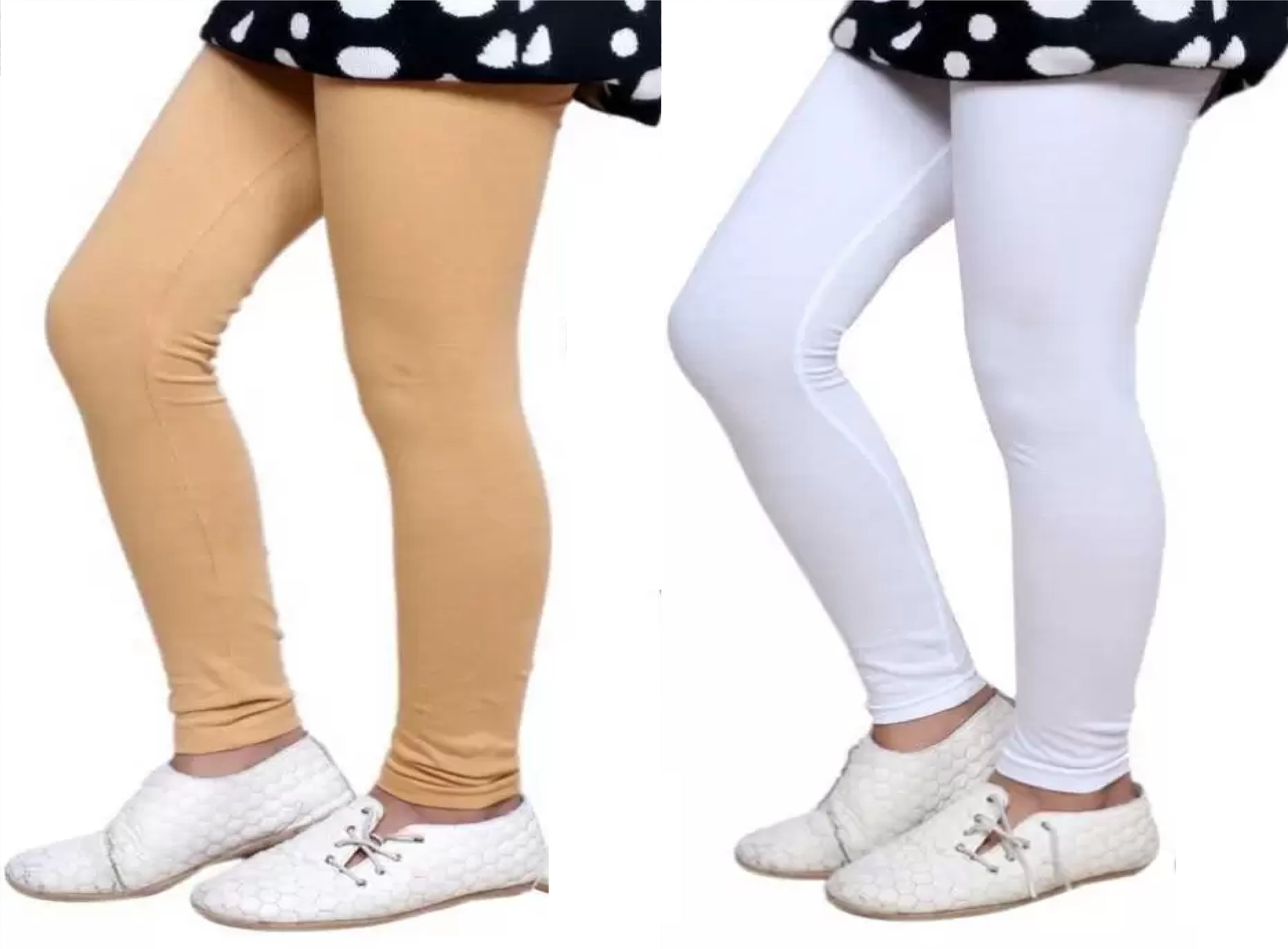 Cotton Legging for Girls (Pack of 2)