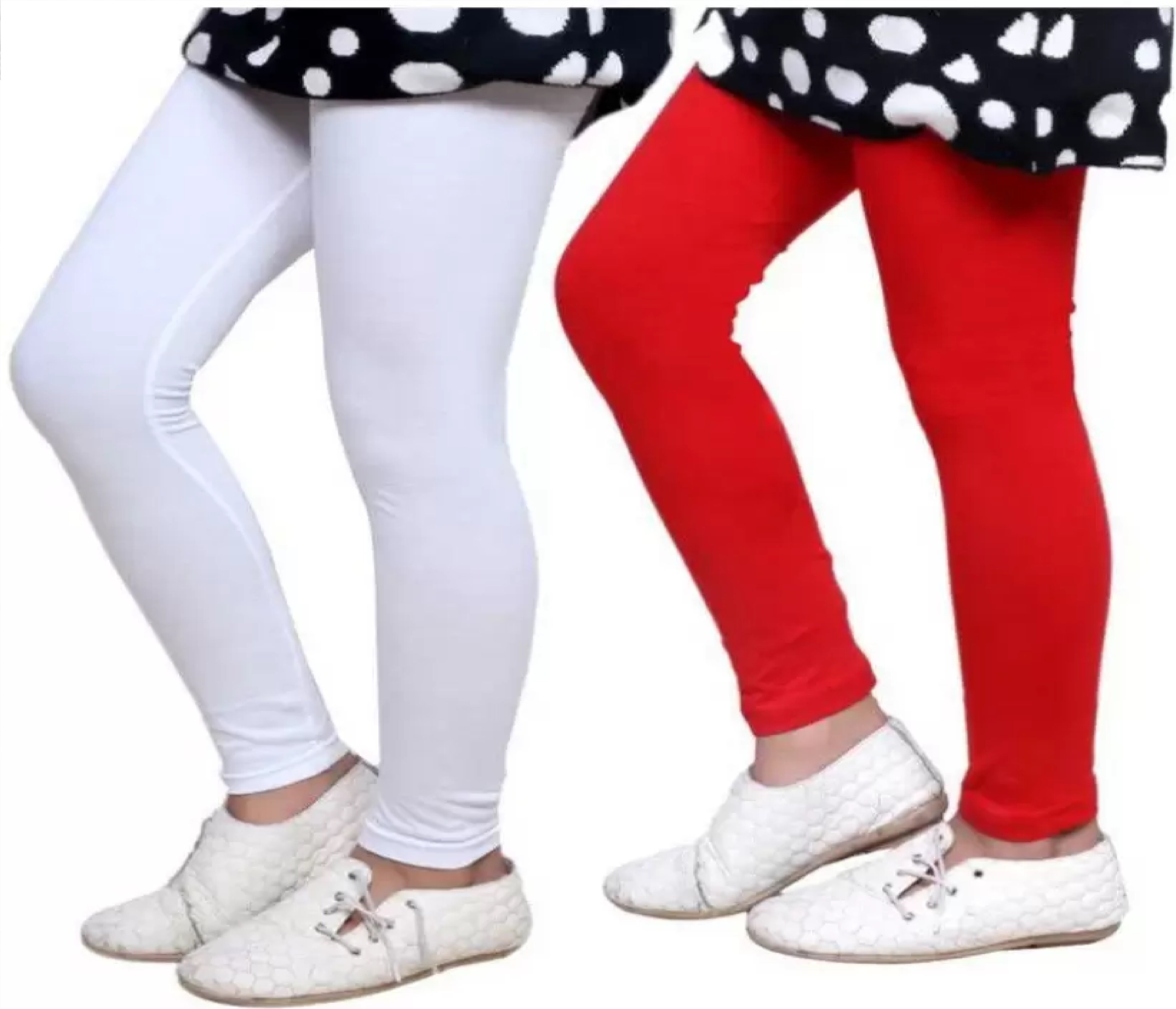 Cotton Legging for Girls (Pack of 2)